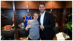 Eddie Hearn Katie Taylor Croke Park