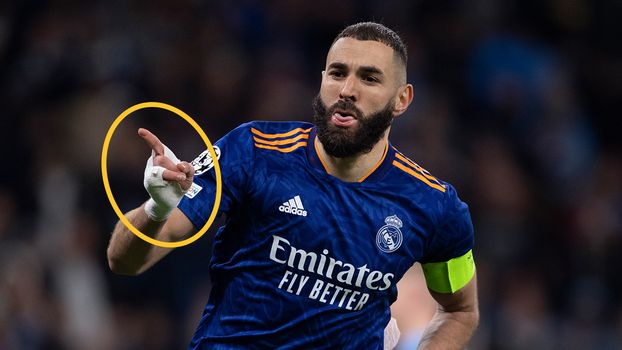 karim benzema bandage