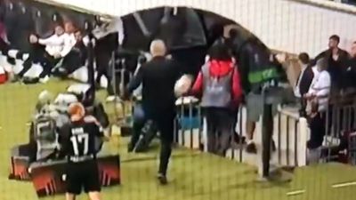 David Moyes sent off after appearing to kick ball at ball girl during West Ham defeat