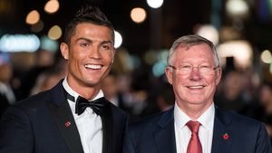 Cristiano Ronaldo Alex Ferguson Man United