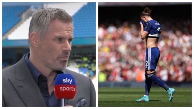 Jamie Carragher slams ‘idiot’ Luke Ayling for ‘disgusting’ tackle against Arsenal