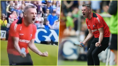 Rory Gallagher absolutely loses his mind celebrating as Derry beat Monaghan in Ulster semi-final