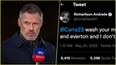 Richarlison slams Jamie Carragher in Tweet sent out at 2am