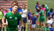 France the sore losers as Ireland Men reach first ever Sevens World Series final