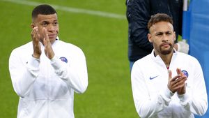 Kylian Mbappe Neymar PSG