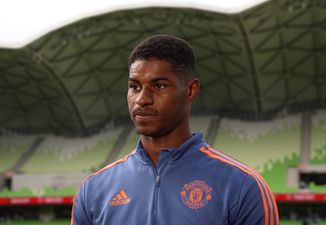 Australian TV star loses it over ’embarrassing’ AFL photo of Marcus Rashford