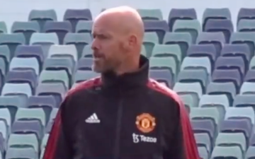 Footage of Erik ten Hag hounding even Man United’s youngest players is giving fans hope