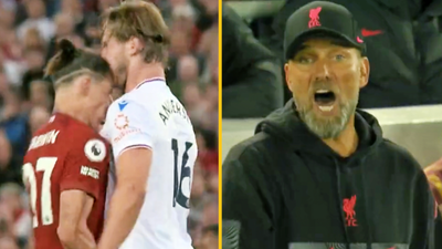 Jurgen Klopp reacted like everyone else to Darwin Nunez headbutt red card