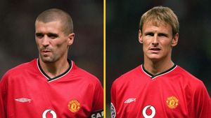 Teddy Sheringham Roy Keane