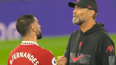 Jurgen Klopp clears up his post-match conversation with Bruno Fernandes