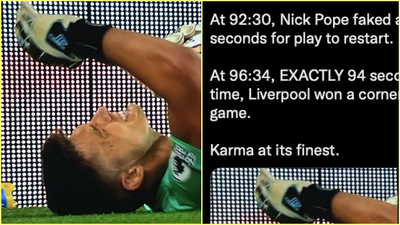 Fan works out the math to explain why Liverpool were allowed to go over injury time against Newcastle