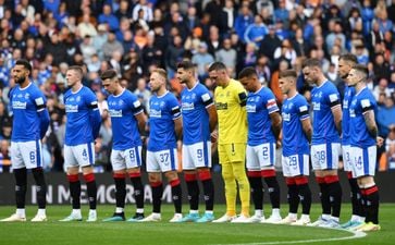 Dundee United fans sing ‘Lizzie’s in a box’ during minute’s silence at Ibrox