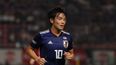 Japan international sent off after 20 seconds after family travels 5,000 miles to watch his debut