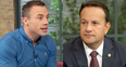 Tommy Bowe confronts Leo Varadkar about housing crisis in Ireland