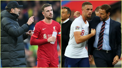 Jordan Henderson compares Jurgen Klopp’s managerial style to Gareth Southgate and it’s easy to see which he prefers