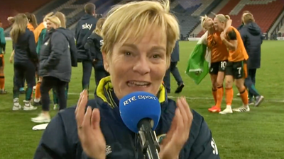 Vera Pauw breaks down in tears in emotional RTÉ interview after Ireland qualify for World Cup