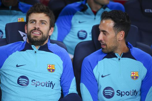 Gerard Piqué and Sergio Busquets