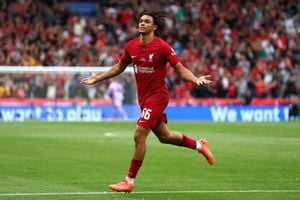 Trent Alexander-Arnold defending