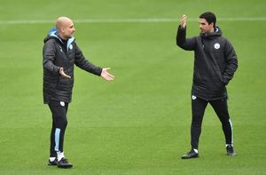 Mikel Arteta Pep Guardiola