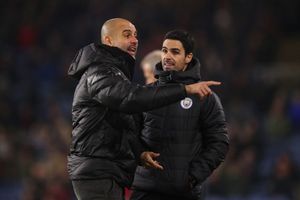 Mikel Arteta Pep Guardiola