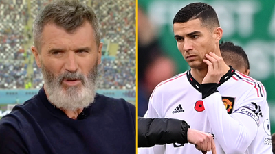 Roy Keane and Ian Wright go at each other, over Ronaldo’s Man United exit