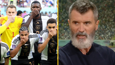 “Do it! Do it!” – Roy Keane says Germany gesture “a start” but wants more protests