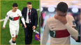 Ronaldo heads straight down the tunnel in tears as Morocco knock Portugal out