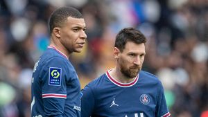 Kylian Mbappé Lionel Messi World Cup final