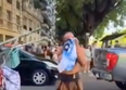 Homeless man cries tears of joy after being gifted Argentina shirt to join in celebrations