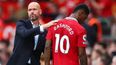 Erik ten Hag explains Marcus Rashford omission from Man United starting XI