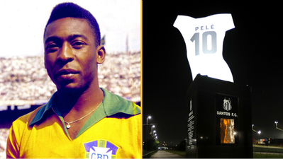 Pelé buried on ninth floor of cemetery so he can see football pitch