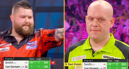 “I can’t speak. I CAN’T SPEAK” – MVG and Smith produce the best leg in darts history