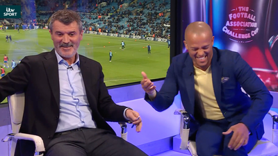 Roy Keane leans into one of his go-to gags when discussing heroic goalkeeper