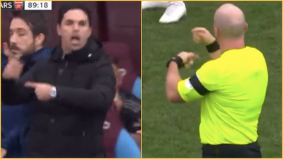 Mikel Arteta absolutely ruins referee with sarcastic sideline gesture