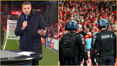 Jake Humphrey apologises to Liverpool fans for reading “false statements” in Paris