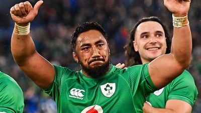 “Apologies for the language” – Bundee Aki frustrations picked up on ref microphone during Italy win