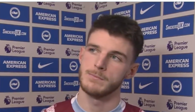 Declan Rice appears to fire back at Roy Keane’s criticism after West Ham defeat