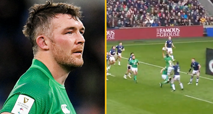 Peter O’Mahony ref-mic comment sums up Ireland feelings towards controversial early try decision