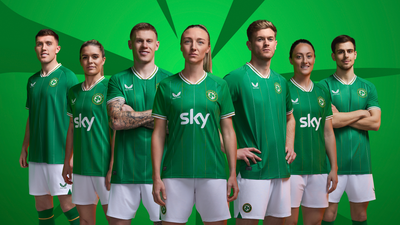 The new Ireland football jersey has finally been revealed