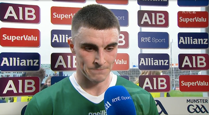 Sean O’Shea accepts MOTM on behalf of David Clifford in emotional interview