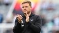 Eddie Howe confronted by pitch invader as Leeds dent Newcastle’s Champions League hopes