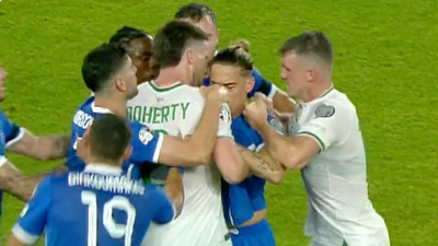 “Get off the pitch… just ridiculous” – Matt Doherty slammed after red card fiasco