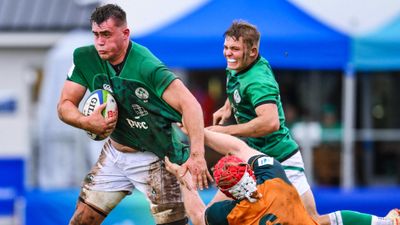 Munster’s Brian Gleeson announces himself to the world as Ireland rock Aussies