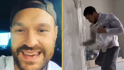 Tyson Fury takes swipe at Anthony Joshua after bizarre video surfaces online