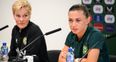 Katie McCabe gives a parting dig after World Cup press conference