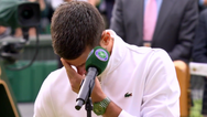 Novak Djokovic breaks down in tears after losing Wimbledon classic to Carlos Alcaraz