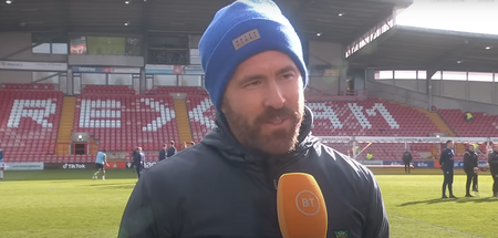 Ryan Reynolds reacts as Man United goalkeeper badly injures Wrexham star