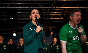 Katie McCabe cracks Marcus Rashford joke at Ireland’s homecoming bash