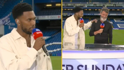 Roy Keane left stunned as Daniel Sturridge impersonates his infamous line