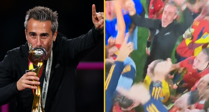 Spain coach booed and left to dance on his own after World Cup win